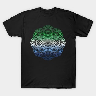 Gay Male Pride Mandala T-Shirt